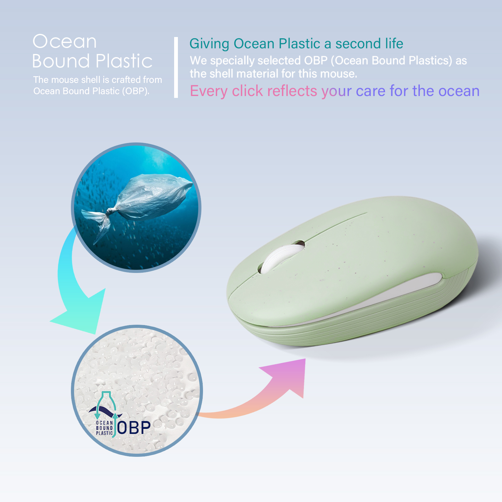 OCEAN BOUND PLASTIC green - 43333